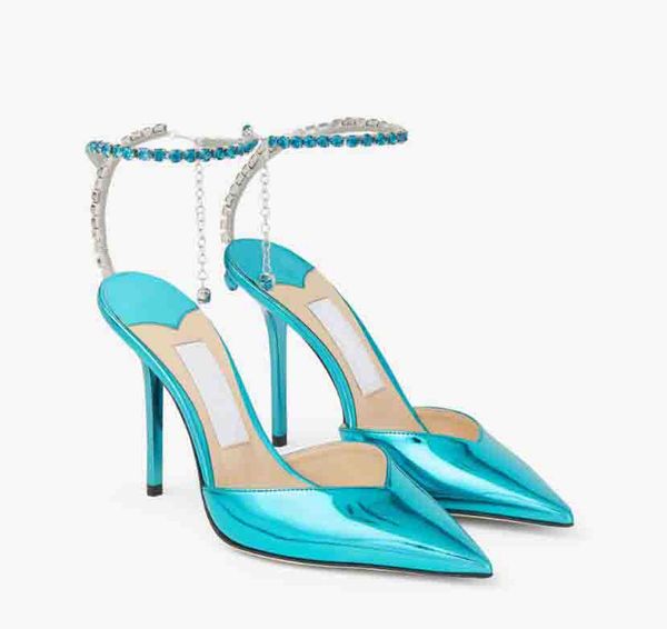 lady dress shoes sandals pumps high heels satin suede leather pointy toe saeda 100mm thin heel strap crystal embellishment luxury brands des, Black
lady dress shoes sandals pumps high heels satin suede leather pointy toe saeda 100mm thin heel strap crystal embellishment luxury brands des, Black