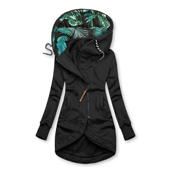 women's jackets casual lady coat hoodie outerwear coat leaves wear resistant slim long winter jacket women cardigan printed zipper hood, Black;brown
women's jackets casual lady coat hoodie outerwear coat leaves wear resistant slim long winter jacket women cardigan printed zipper hood, Black;brown