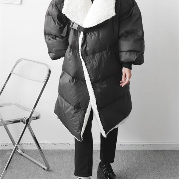 womens down parkas eam black big size long cottonpadded coat long sleeve loose fit women parkas fashion autumn winter 1df0909 220902
womens down parkas eam black big size long cottonpadded coat long sleeve loose fit women parkas fashion autumn winter 1df0909 220902