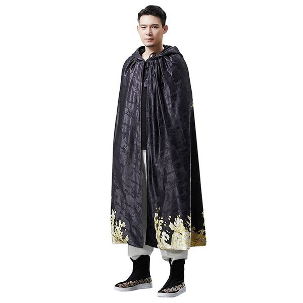 theme costume women and men cape winter cloak black cosplay hooded long shawl coat vintage halloween warm wear, Black;red
theme costume women and men cape winter cloak black cosplay hooded long shawl coat vintage halloween warm wear, Black;red