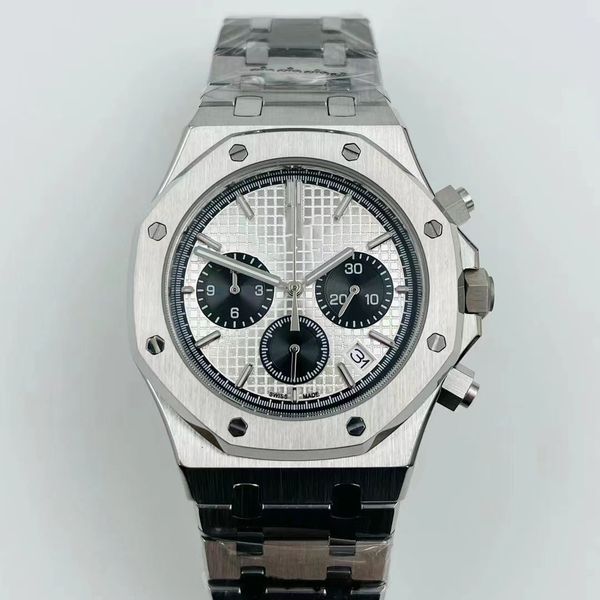 men's quartz movement watch stainless steel strap sapphire glass with independent chronograph, Slivery;brown
men's quartz movement watch stainless steel strap sapphire glass with independent chronograph, Slivery;brown