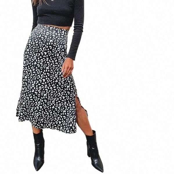 skirts leopard print chiffon split skirt casual fashion long skirts for women spring summer zip elegant female 94pv#, Black
skirts leopard print chiffon split skirt casual fashion long skirts for women spring summer zip elegant female 94pv#, Black