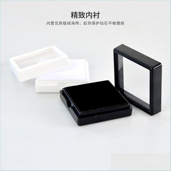 jewelry stand 80pcs plastic square loose diamond display package box white gem case black memory foam pad beads pendant show nanashop dhcgo
jewelry stand 80pcs plastic square loose diamond display package box white gem case black memory foam pad beads pendant show nanashop dhcgo