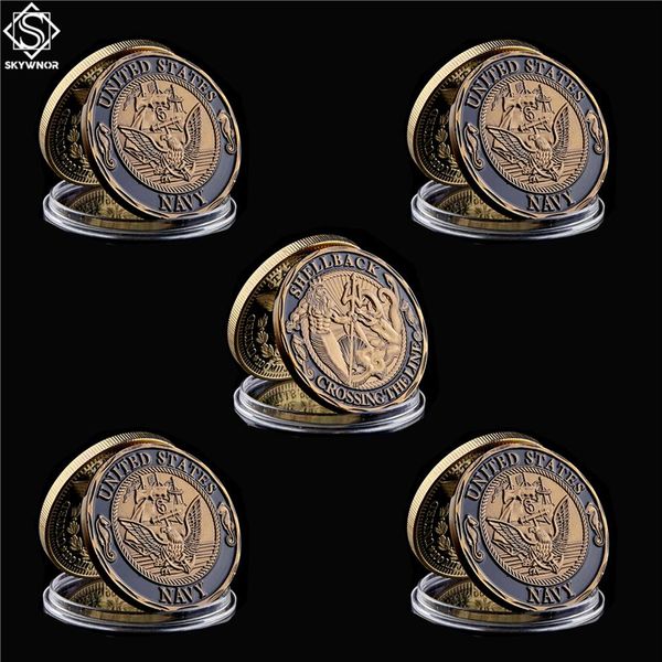 5pcs usa copper challenge craft navy shellback crossing the line sailor military souvenir value coin299o
5pcs usa copper challenge craft navy shellback crossing the line sailor military souvenir value coin299o