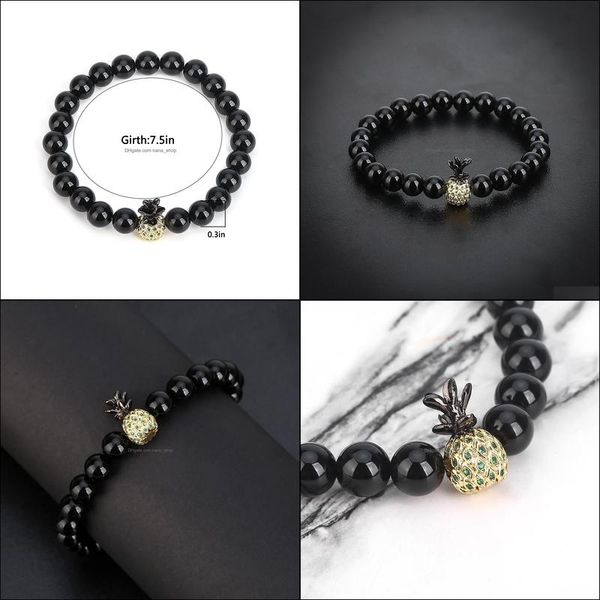 beaded strands zircon pine bracelet 8mm mens and womens drop delivery 2021 jewelry bracelets dhseller2010 dhvlr, Black
beaded strands zircon pine bracelet 8mm mens and womens drop delivery 2021 jewelry bracelets dhseller2010 dhvlr, Black