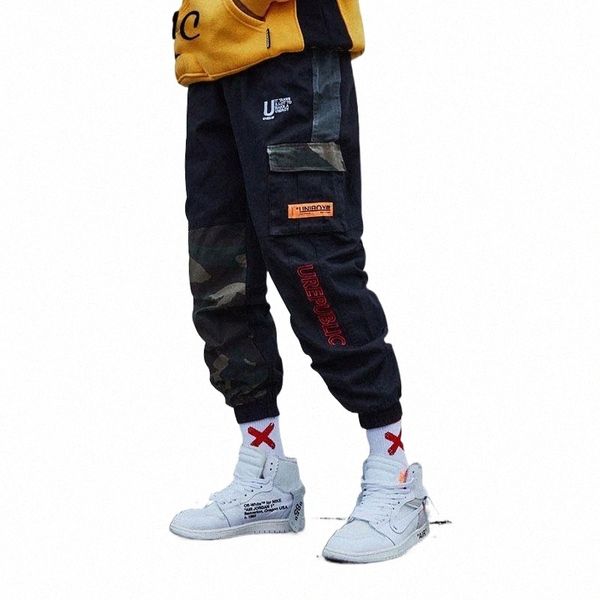 men's pants camo harem pants men camouflage patchwork side hip hop cargo jogger pant casual baggy streetwear hipster track trouser men&, Black
men's pants camo harem pants men camouflage patchwork side hip hop cargo jogger pant casual baggy streetwear hipster track trouser men&, Black