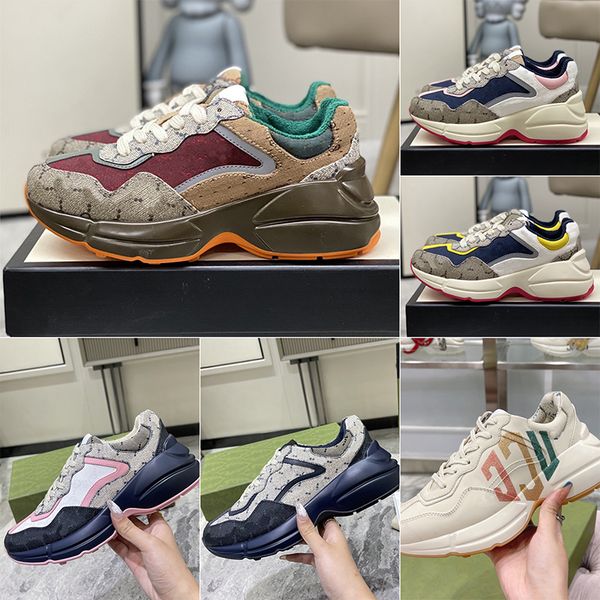 5a designer shoes plat-form casual shoe rhyton sneaker beige chaussures plaid pattern platform classic suede leather heighten sports shoe me, Black
5a designer shoes plat-form casual shoe rhyton sneaker beige chaussures plaid pattern platform classic suede leather heighten sports shoe me, Black