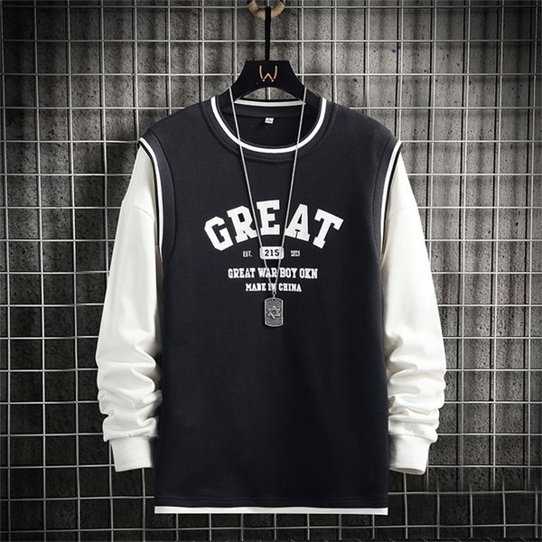 mens hoodies sweatshirts mens sweatshirts hoodies casual fake two pieces sweatshirt men long sleeve letter print sweatshirt for men autumn p, Black
mens hoodies sweatshirts mens sweatshirts hoodies casual fake two pieces sweatshirt men long sleeve letter print sweatshirt for men autumn p, Black
