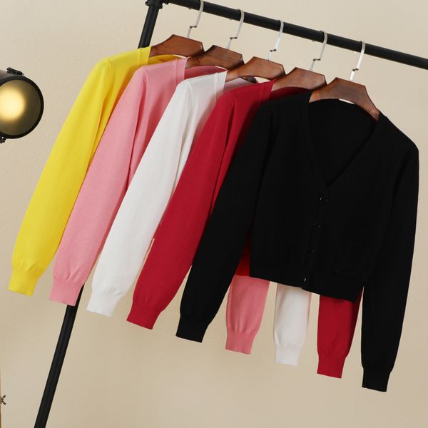 black cropped knitted sweater clothing knit ladies jersey korean style blouses long sleeve cardigan female sweaters fashion, White;black
black cropped knitted sweater clothing knit ladies jersey korean style blouses long sleeve cardigan female sweaters fashion, White;black