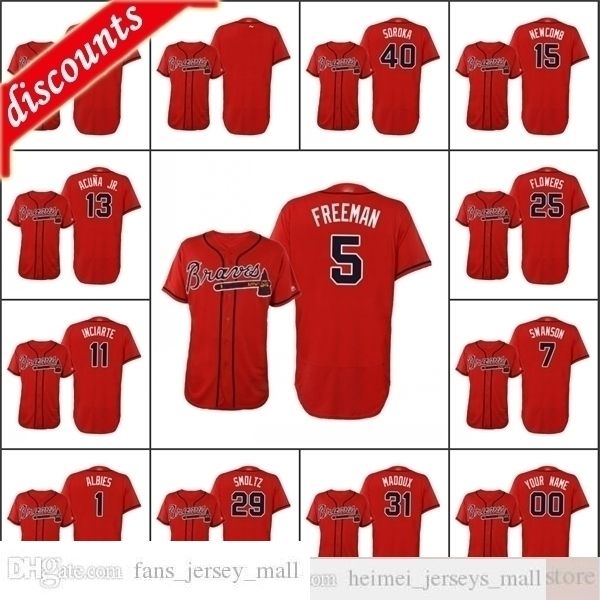 2021 baseball #13 ronald acuna jr 1 ozzie albies jerseys stitched 11 ender inciarte 40 mike soroka custom women youth flex base, Black
2021 baseball #13 ronald acuna jr 1 ozzie albies jerseys stitched 11 ender inciarte 40 mike soroka custom women youth flex base, Black