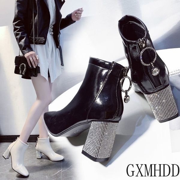 boots square toe short woman fall/winter shoes women high heeled chunky heel female booties large size 220902, Black
boots square toe short woman fall/winter shoes women high heeled chunky heel female booties large size 220902, Black
