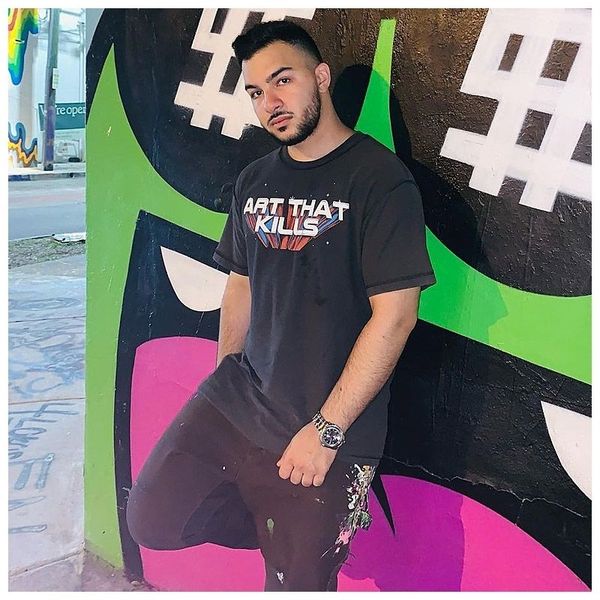 trendy gallerydept designer t shirts wash used reverse design letter printed cotton men's round neck short sleeve t-shirt, White;black
trendy gallerydept designer t shirts wash used reverse design letter printed cotton men's round neck short sleeve t-shirt, White;black