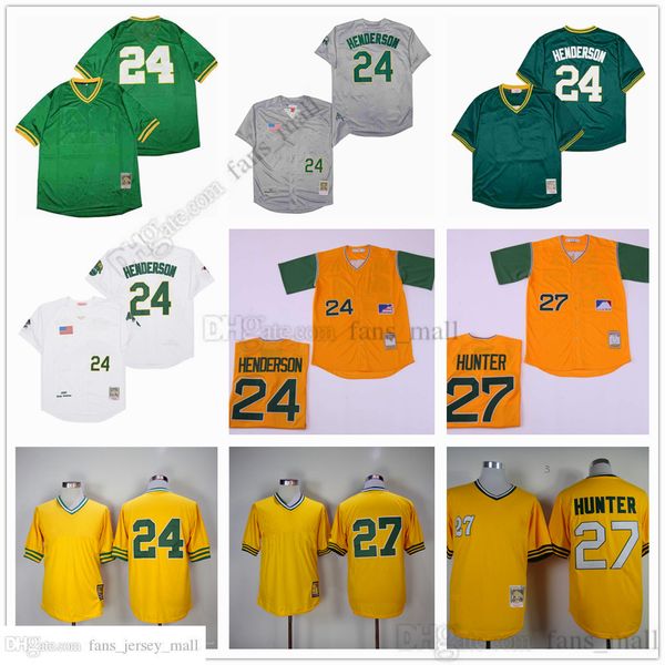 movie mitchell and ness baseball jersey vintage 24 rickey henderson jersey 27 catfish hunter stitched breathable sport sale man, Black
movie mitchell and ness baseball jersey vintage 24 rickey henderson jersey 27 catfish hunter stitched breathable sport sale man, Black