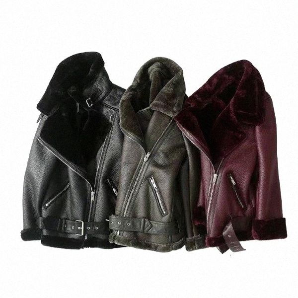 women's leather & faux leather women's leather & faux winter 2022 befashion warm thicken motorcycle jacket woman chqueta mujer p1i, Black
women's leather & faux leather women's leather & faux winter 2022 befashion warm thicken motorcycle jacket woman chqueta mujer p1i, Black
