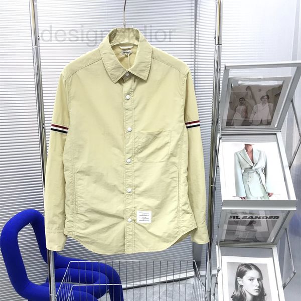 men's casual shirts designer high version spring and summer new tb parallel bars theme men's women's long sleeved shirt coat, White;black
men's casual shirts designer high version spring and summer new tb parallel bars theme men's women's long sleeved shirt coat, White;black