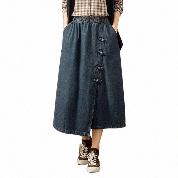 skirts skirts tiyihailey vintage long mid-calf a-line women elastic waist spring and autumn denim skirt 2022 blue chinese style z4vl#, Black
skirts skirts tiyihailey vintage long mid-calf a-line women elastic waist spring and autumn denim skirt 2022 blue chinese style z4vl#, Black
