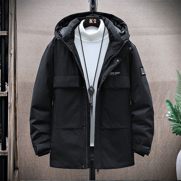 mens down parkas winter down jacket mens hooded casual white duck down puffer jackets youth male fashion business loose outerwear coats 220, Black
mens down parkas winter down jacket mens hooded casual white duck down puffer jackets youth male fashion business loose outerwear coats 220, Black