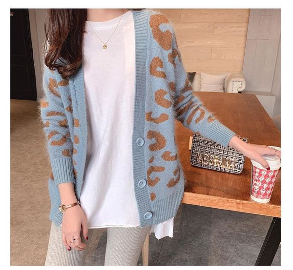 new women's sweaters designer classic letter printed women fashion simple casual cardigans wool kit high street ccity coat leopard prin, White;black
new women's sweaters designer classic letter printed women fashion simple casual cardigans wool kit high street ccity coat leopard prin, White;black