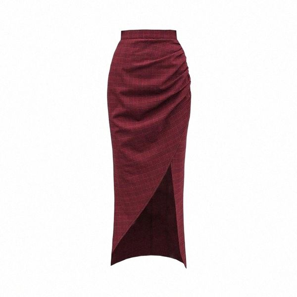 skirts woemn elegant cotton red plaid asymmetrical irregular split high-waist mid calf skirt s3008 skirts h3kl#, Black
skirts woemn elegant cotton red plaid asymmetrical irregular split high-waist mid calf skirt s3008 skirts h3kl#, Black