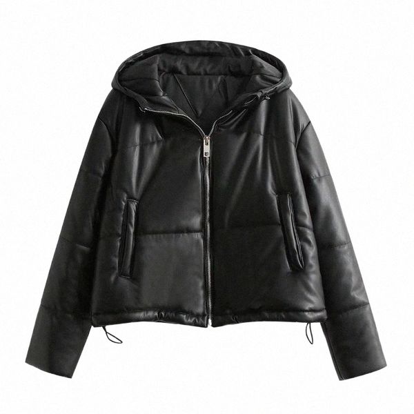 women's leather & faux leather women's leather & faux women crop jacket autumn winter hooded streetwear cotton padded coat female, Black
women's leather & faux leather women's leather & faux women crop jacket autumn winter hooded streetwear cotton padded coat female, Black
