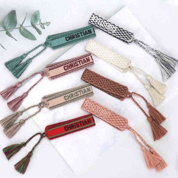 fashion classic brand bangles jewelry men women handmade cotton signture embroidery bracelet designers woven bangle fabrics luxury bracelets, Black
fashion classic brand bangles jewelry men women handmade cotton signture embroidery bracelet designers woven bangle fabrics luxury bracelets, Black
