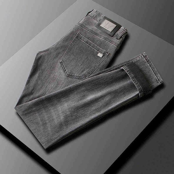dark 2022 grey high-end jeans men's fashion brand autumn and winter elastic slim fit small feet thick pants men, Blue
dark 2022 grey high-end jeans men's fashion brand autumn and winter elastic slim fit small feet thick pants men, Blue