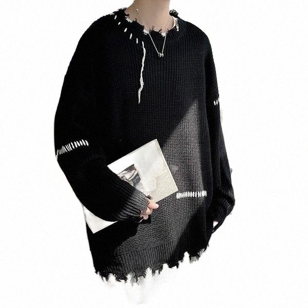 men's sweaters men's sweaters pullovers men ripped trendy irregular sweater autumn high street loose knitting print leisure chanda, White;black
men's sweaters men's sweaters pullovers men ripped trendy irregular sweater autumn high street loose knitting print leisure chanda, White;black