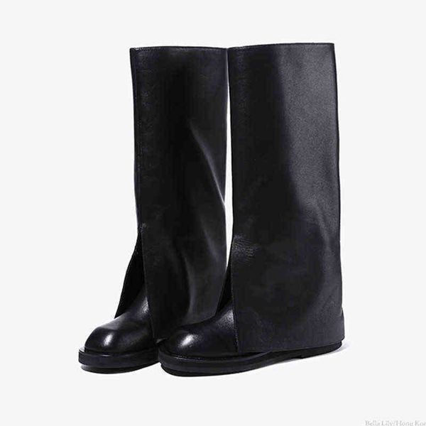 boots new patchwork western real leather platform women mid kuit round nose briefs on ladies flat female zapatos 220811, Black
boots new patchwork western real leather platform women mid kuit round nose briefs on ladies flat female zapatos 220811, Black