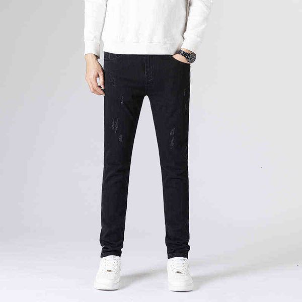 men's summer jeans korean slim fit feet elastic high-end brand long pantsp05m, Blue
men's summer jeans korean slim fit feet elastic high-end brand long pantsp05m, Blue