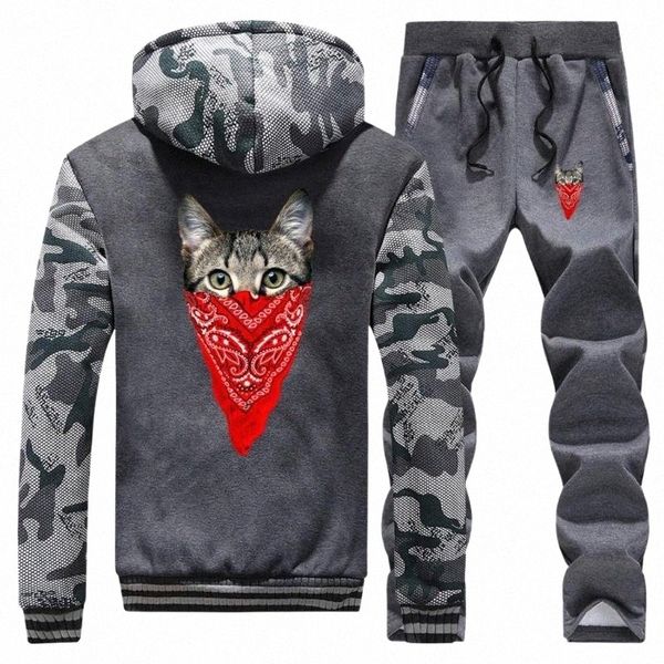 men's tracksuits men's tracksuits winter men hip hop cat print set fleece outerwear pants 2pc suit casual sportswear coats warm ho, Gray
men's tracksuits men's tracksuits winter men hip hop cat print set fleece outerwear pants 2pc suit casual sportswear coats warm ho, Gray