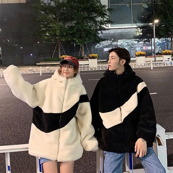 mens down parkas man and women autumn and winter lamb wool coat trendy handsome cotton coat loose lamb woolen coat 220901, Black
mens down parkas man and women autumn and winter lamb wool coat trendy handsome cotton coat loose lamb woolen coat 220901, Black