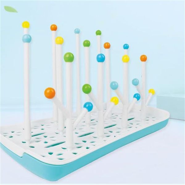 children care baby feeding bottle holder drainer portable grass cup rack for bottles drying rack cleaning storage dryer 20220902 e3