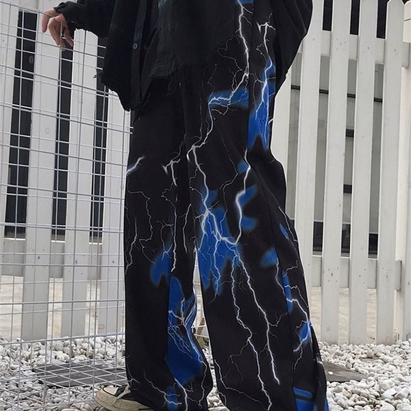 women's pants capris y2k pants harajuku street retro lightning casual trousers for female loose wide leg trouser suits cloth hip hop jo, Black;white
women's pants capris y2k pants harajuku street retro lightning casual trousers for female loose wide leg trouser suits cloth hip hop jo, Black;white