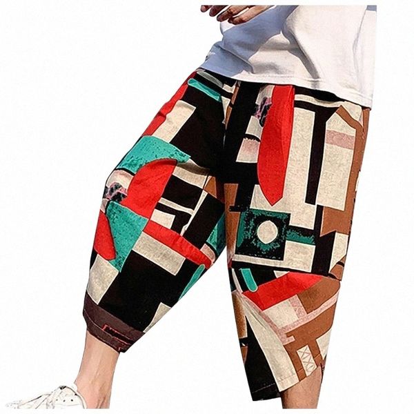 men's pants summer bohemian style casual pants men's cotton-linen loose lightweight elastic waist home spodnie y3mv#, Black
men's pants summer bohemian style casual pants men's cotton-linen loose lightweight elastic waist home spodnie y3mv#, Black