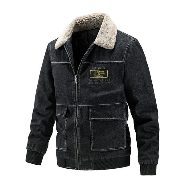 mens jackets thicken men denim jackets fleece collar casual mens windbreaker streetwear autumn jeans cargo jackets men motorcycle coats 2209, Black;brown
mens jackets thicken men denim jackets fleece collar casual mens windbreaker streetwear autumn jeans cargo jackets men motorcycle coats 2209, Black;brown