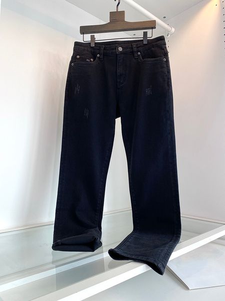 new men's five pocket black jeans designer style classic versatile denim pants, Blue
new men's five pocket black jeans designer style classic versatile denim pants, Blue