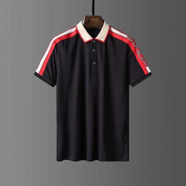 2021 men's t-shirt cotton polos shirt solid color short-sleeved length breathable street wear black white red blue siz280r, White;black
2021 men's t-shirt cotton polos shirt solid color short-sleeved length breathable street wear black white red blue siz280r, White;black