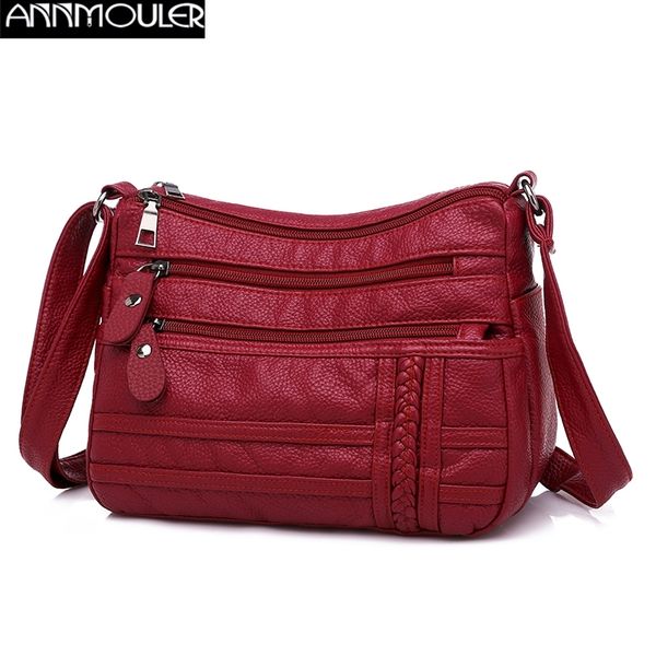 evening bags annmouler fashion women pu soft leather shoulder multi-layer crossbody quality small brand red handbag purses 220902
evening bags annmouler fashion women pu soft leather shoulder multi-layer crossbody quality small brand red handbag purses 220902
