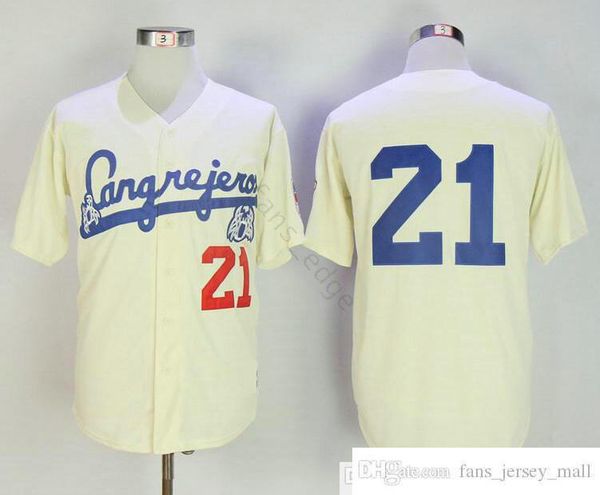 college baseball wears cream baseball roberto clemente jersey #21 santurce crabbers puerto rico in jersey stitched button down shirt, Black
college baseball wears cream baseball roberto clemente jersey #21 santurce crabbers puerto rico in jersey stitched button down shirt, Black