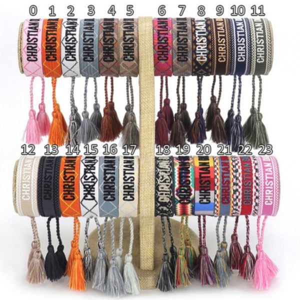 luxury brand braided bracelet adjustable woven friendship bangle for womens mens designer letter embroidery rope bracelets jewelry gift code, Golden;silver
luxury brand braided bracelet adjustable woven friendship bangle for womens mens designer letter embroidery rope bracelets jewelry gift code, Golden;silver