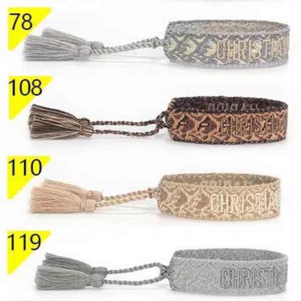 fashion luxury brand bracelets chains women men embroidered handmade woven signature tassel bangle adjustable friendship bangles holiday bea, Golden;silver
fashion luxury brand bracelets chains women men embroidered handmade woven signature tassel bangle adjustable friendship bangles holiday bea, Golden;silver