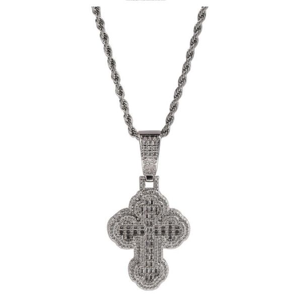 fashion jewelry iced out crosses pendant necklaces for women men cubic zircon cross charms baguette cz hip hop accessories, Silver
fashion jewelry iced out crosses pendant necklaces for women men cubic zircon cross charms baguette cz hip hop accessories, Silver