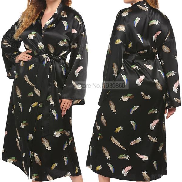 oversize nightgown summer v-neck sleepwear print flower kimono robe gown long, Black;red
oversize nightgown summer v-neck sleepwear print flower kimono robe gown long, Black;red