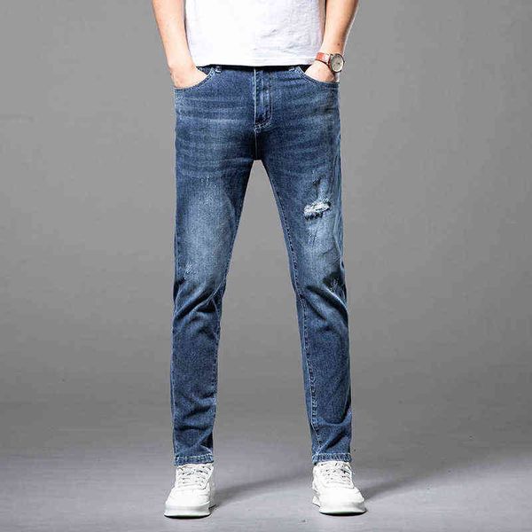 jeans blue men's fashion brand summer slim fit little feet youth elastic washed casual pants zichaoqh73
jeans blue men's fashion brand summer slim fit little feet youth elastic washed casual pants zichaoqh73