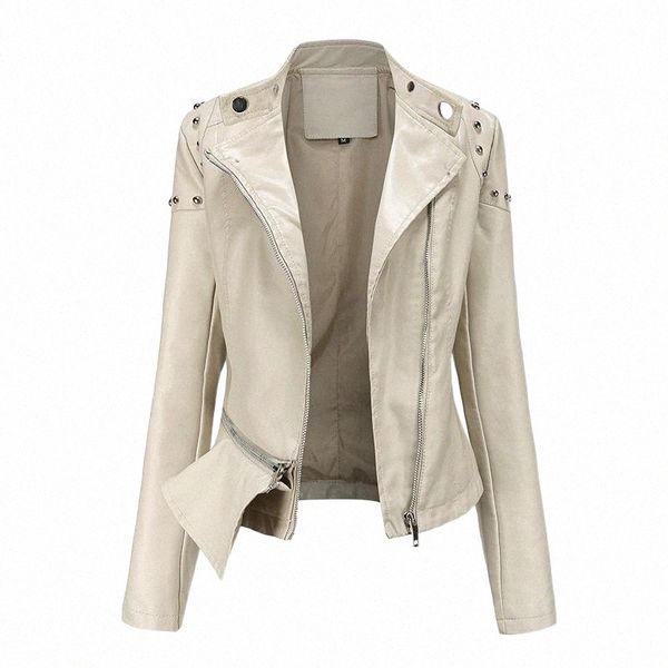 women's leather & faux leather women's leather & faux clothing motorcycle jackets and coats hem design rivet decoration long sleev, Black
women's leather & faux leather women's leather & faux clothing motorcycle jackets and coats hem design rivet decoration long sleev, Black