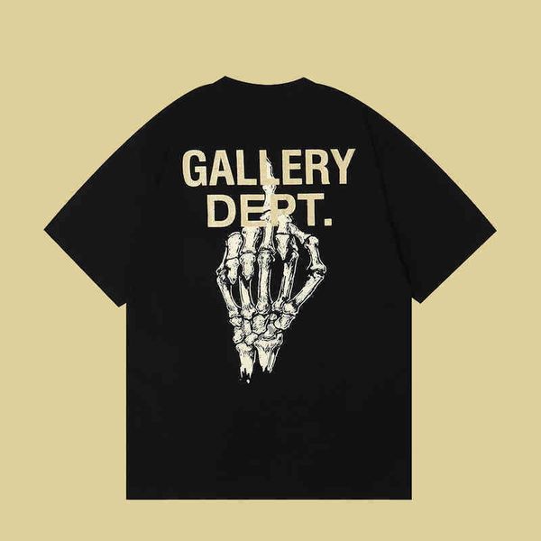 tee short designer fashion shirt gallerydepts skeleton finger vertical middle sleeve gilt lettered print high street loose t-shirt men', White;black
tee short designer fashion shirt gallerydepts skeleton finger vertical middle sleeve gilt lettered print high street loose t-shirt men', White;black