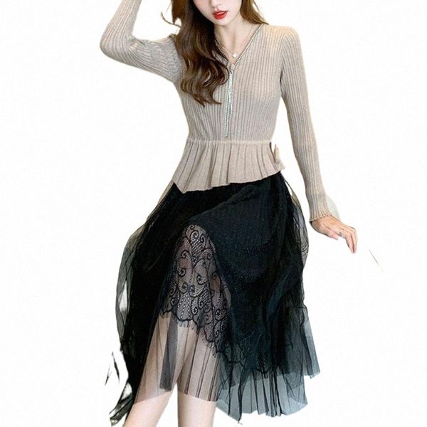 casual dresses casual dresses autumn 2021 slim korean fashion knitted pleated maxi dress mesh gauze patchwork sweater long sleeve drawstring, Black;gray
casual dresses casual dresses autumn 2021 slim korean fashion knitted pleated maxi dress mesh gauze patchwork sweater long sleeve drawstring, Black;gray