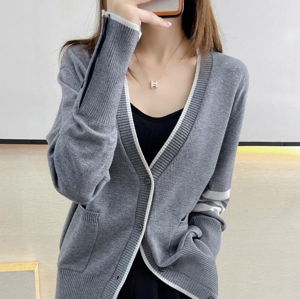 women's sweaters long sleeve wool tb style brand new women knitted cardigan sweater fashion white knit wear, White;black
women's sweaters long sleeve wool tb style brand new women knitted cardigan sweater fashion white knit wear, White;black