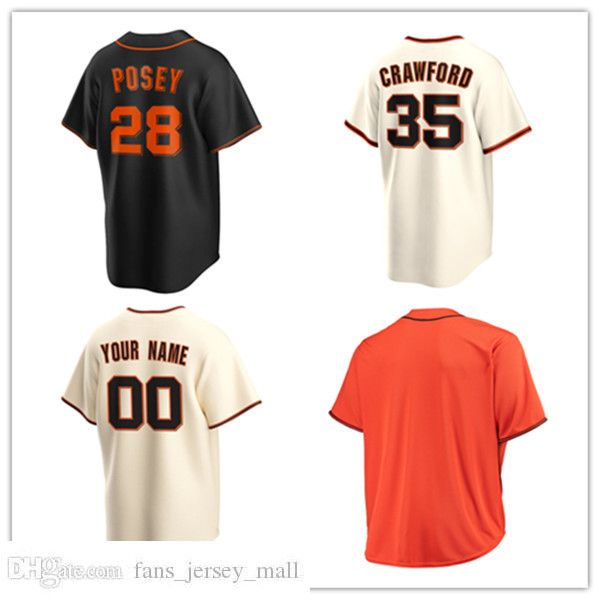 baseball jerseys brandon crawford 35 buster posey 28 jesrey cream black orange color button up men size s-xxxl stitched mix and match all
baseball jerseys brandon crawford 35 buster posey 28 jesrey cream black orange color button up men size s-xxxl stitched mix and match all