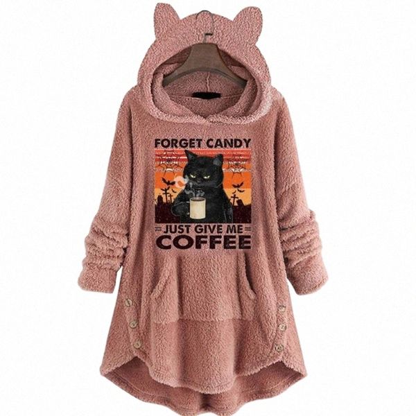 women's hoodies & sweatshirts women's hoodies & sweatshirts women autumn winter plush hooded casual loose cartoon cat print woolen, Black
women's hoodies & sweatshirts women's hoodies & sweatshirts women autumn winter plush hooded casual loose cartoon cat print woolen, Black
